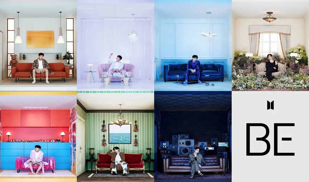 Portadas individuales de los miembros de BTS para el álbum BE. Foto: composición LR / Big Hit