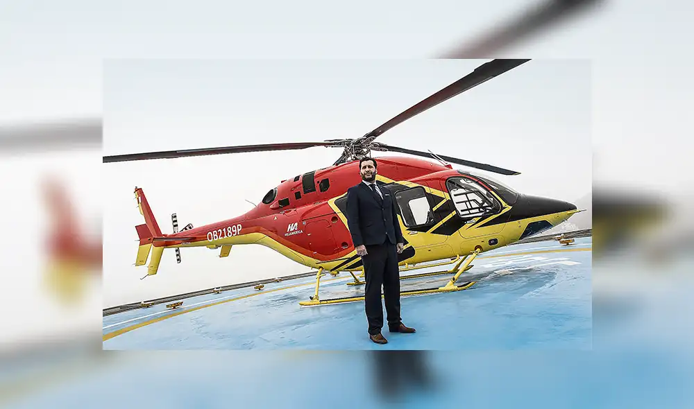 Modelo bell 429. El servicio de turismo aéreo que ofrece Heliamérica será lanzado en Cusco.