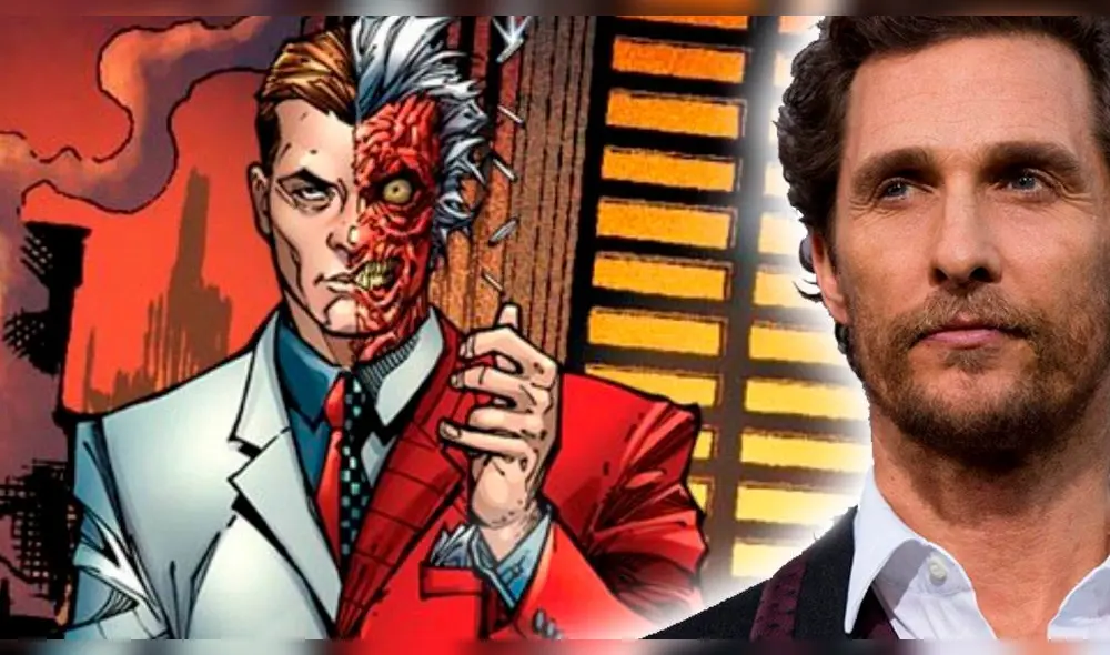 Matthew McConaughey sería Two Face