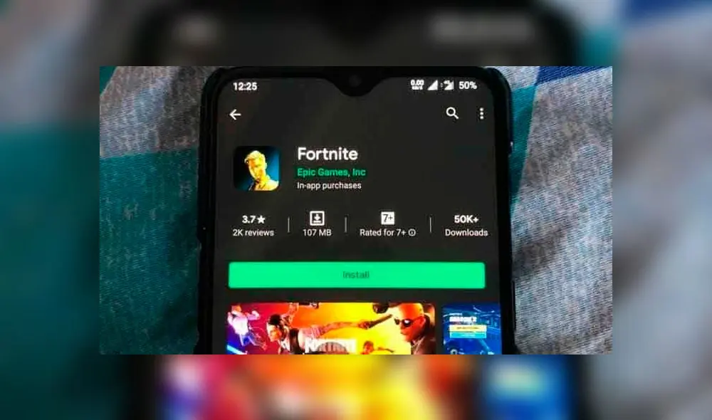 Fortnite también es sacado de la Play Store.