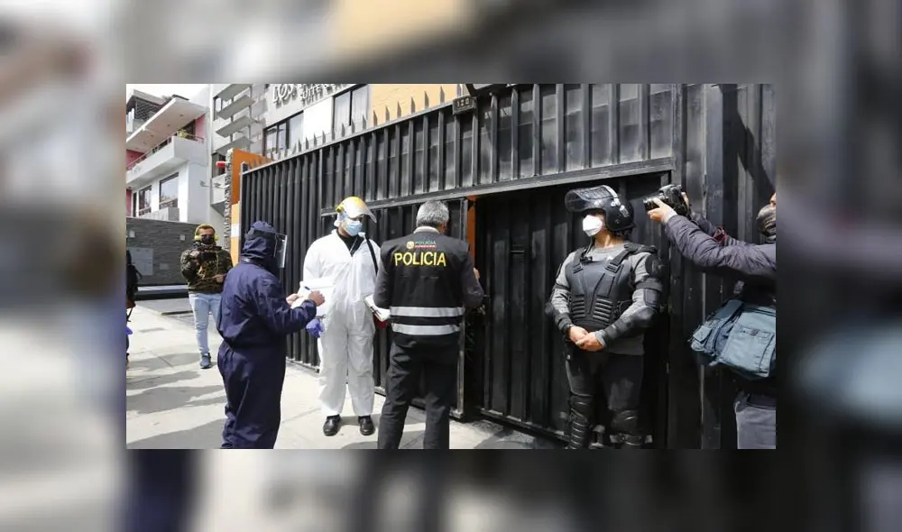 Intervención a call center en Lince. Créditos: Félix Contreras / La República.