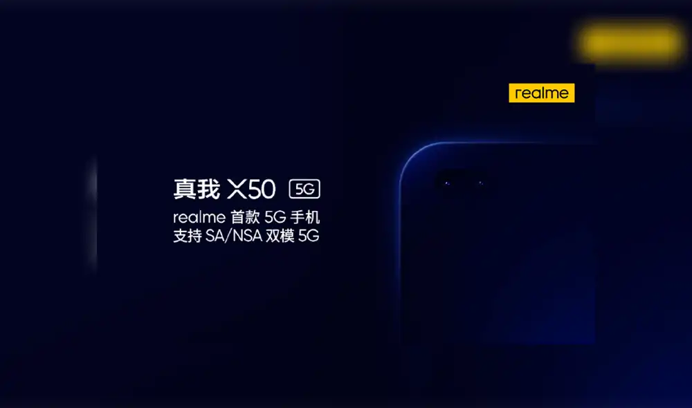 El Realme X50 será el primer teléfono de la compañía en admitir tecnología 5G.