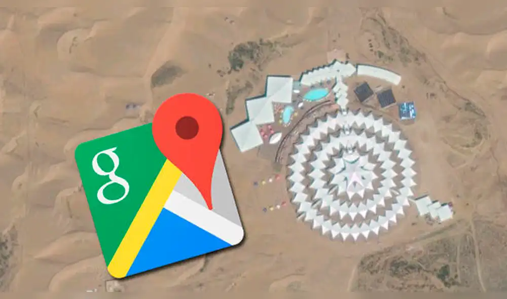 Google Maps: ¿Captaron una base extraterrestre en pleno desierto chino? [FOTOS]
