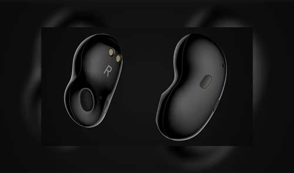 Los próximos Galaxy Buds lucirían un diseño en forma de frijol. | Foto: WinFuture