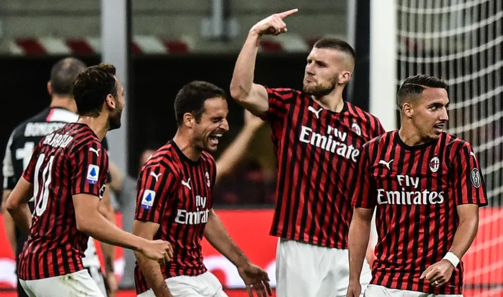 AC Milan derrotó 4-2 a la Juventus. (Créditos: AFP)