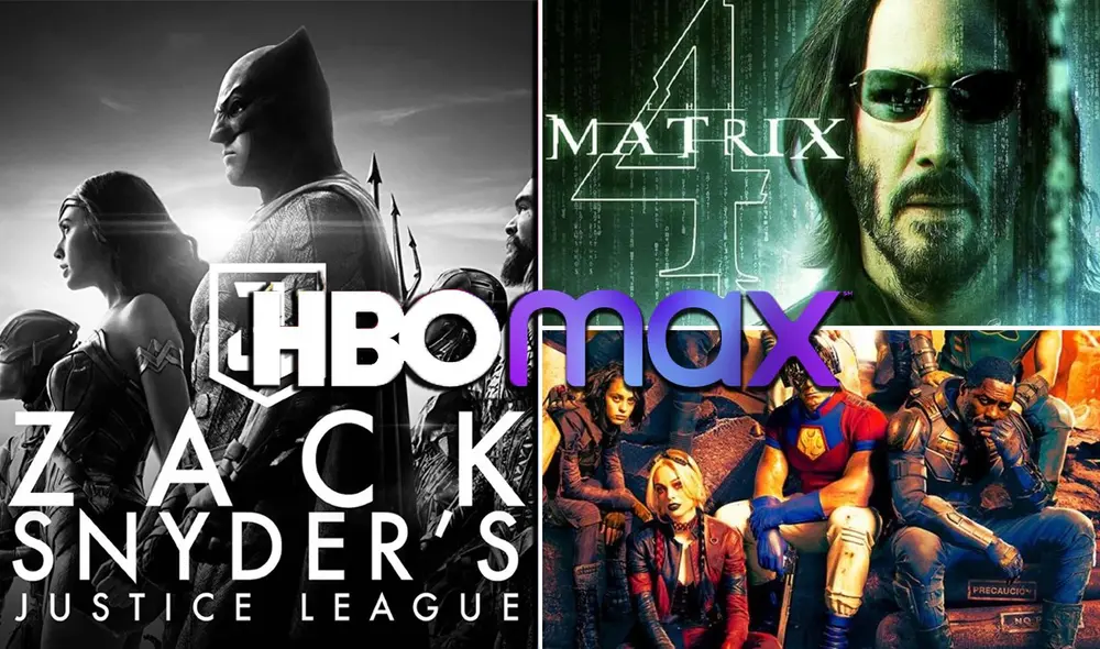 Conoce todas las películas de Warner Bros que llegarán a la plataforma. Foto: composición / HBO Max Conoce todas las películas de Warner Bros que llegarán a la plataforma. Foto: composición / HBO Max