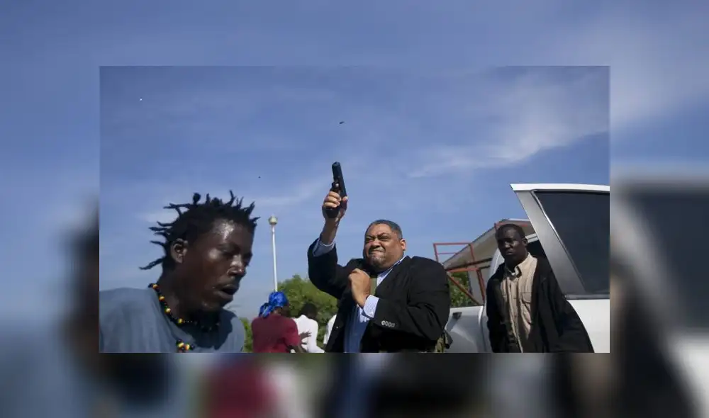 El legislador de Haití, Jean-Marie Ralph Fethiere, disparó contra un grupo de protestantes en Puerto Príncipe. Foto: AP El legislador de Haití, Jean-Marie Ralph Fethiere, disparó contra un grupo de protestantes en Puerto Príncipe. Foto: AP