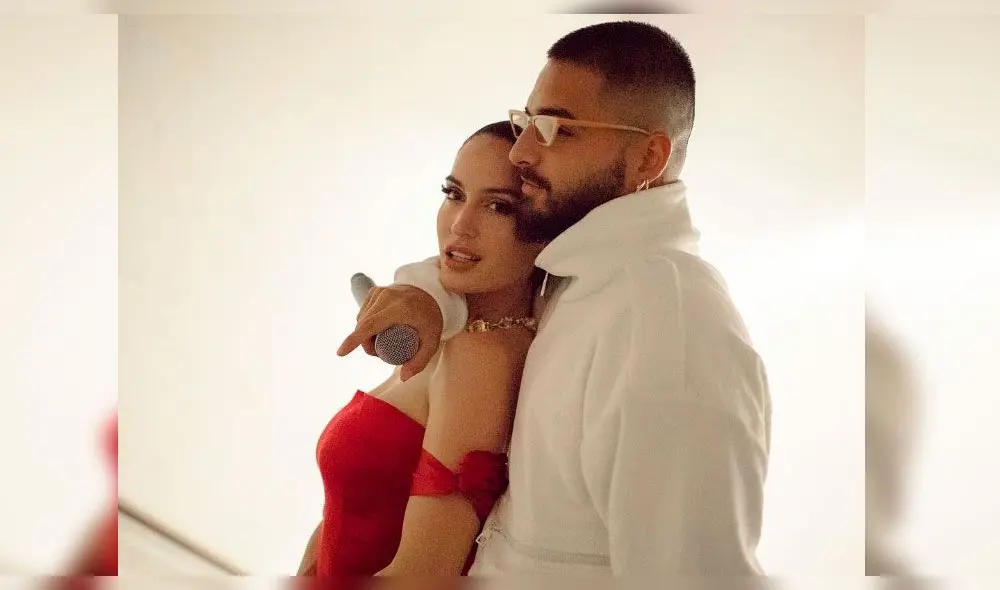 Maluma sorprende a su novia Natalia Barulich en su concierto