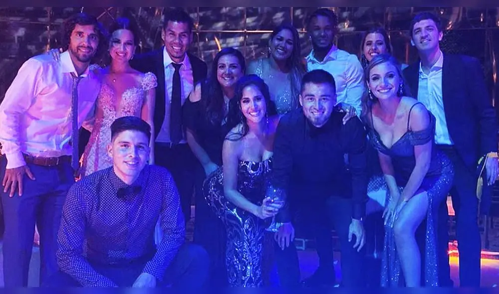 Melissa Paredes y el sugerente vestido que usó en boda de Edison Flores y Ana Siucho