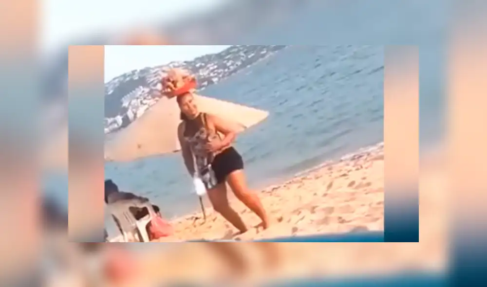 Facebook viral: vendedora ambulante realiza sexy baile en la playa y se roba las miradas [VIDEO]