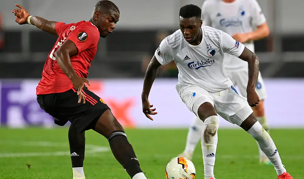 Manchester United y Copenhague se enfrentan por los cuartos de final de la Europa League. (FOTO: AFP).