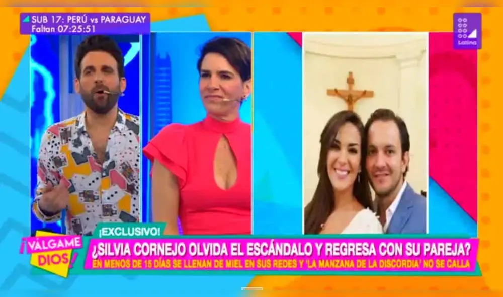 Silvia Cornejo perdona a su esposo tras encontrarlo con presunta amante