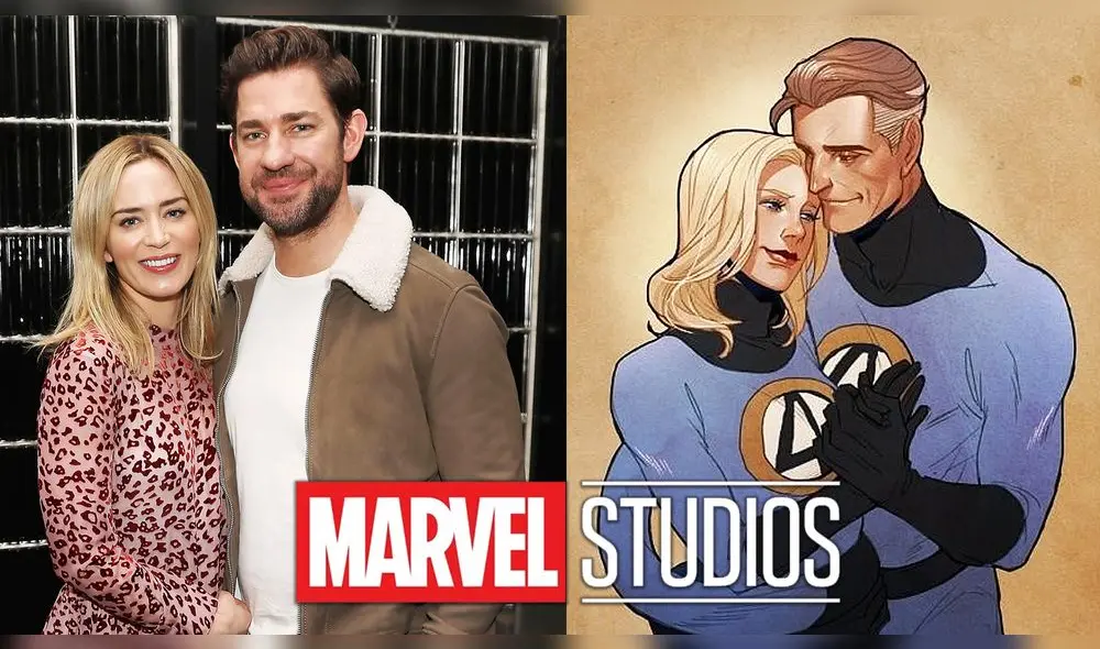 Marvel: Emily Blunt y John Krasinski podrían ser Sue Storm y Reed Richards