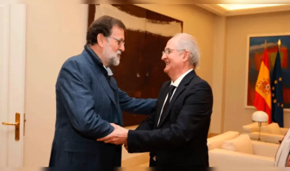 Mariano Rajoy se reunió con Antonio Ledezma en España Mariano Rajoy se reunió con Antonio Ledezma en España