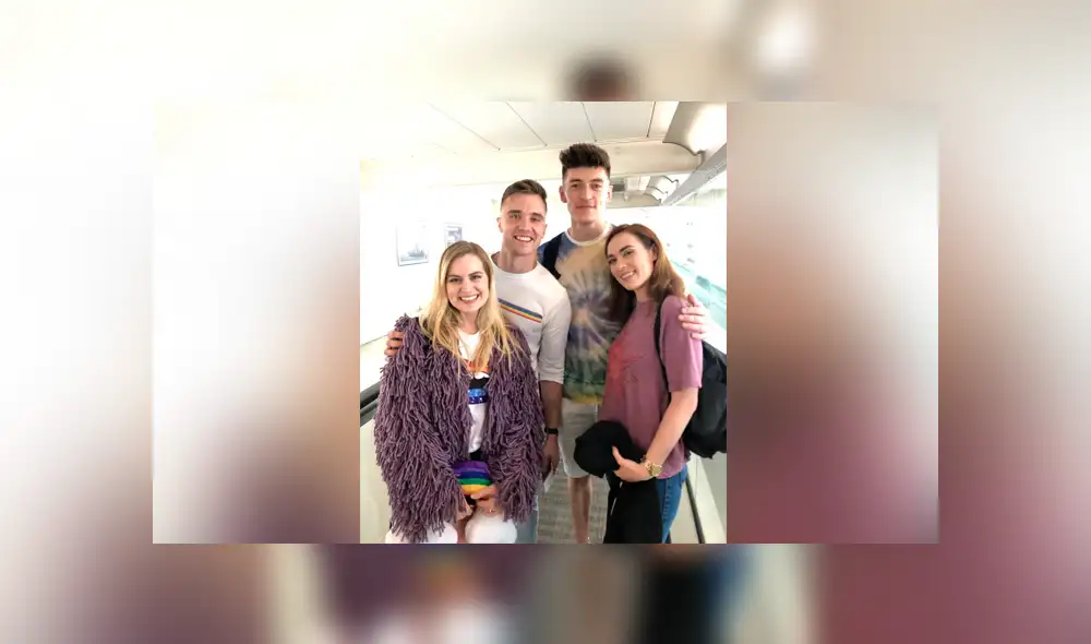 El vuelo conmemoraba los 50 años del levantamiento del movimiento gay en Nueva York. Foto: Twitter