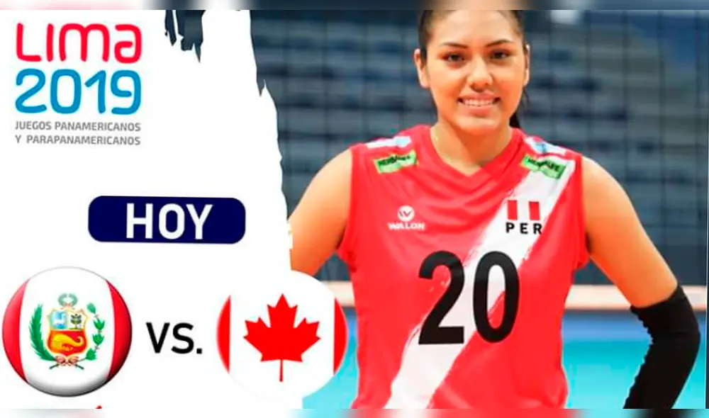 Seleccion peruana de vóley femenino en los Juegos Panamericanos 2019.