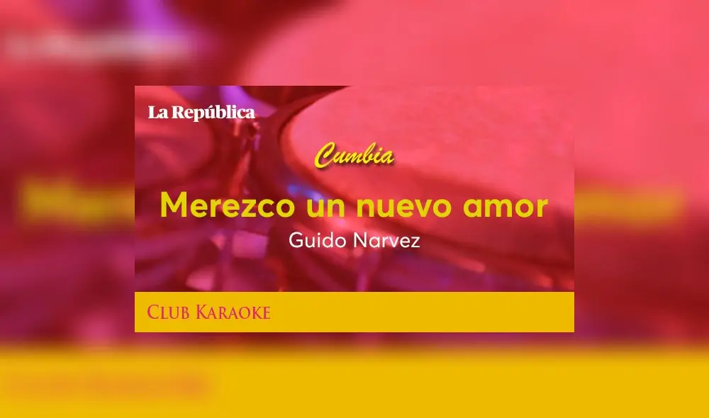 Merezco un nuevo amor, canción de Guido Narvez