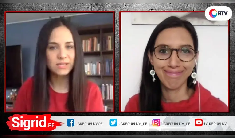 Lucía Alvites, vocera de Nuevo Perú.