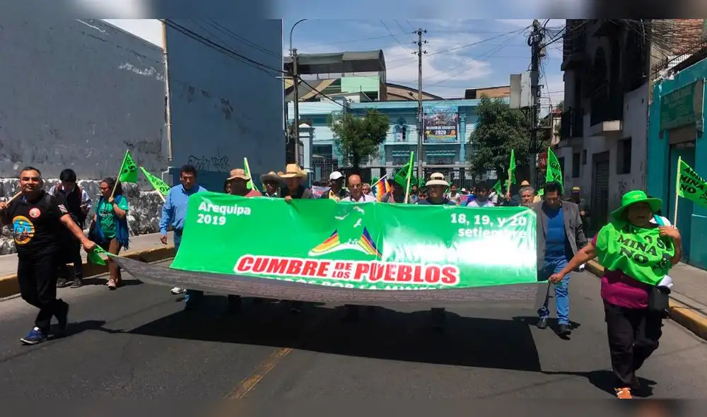 Arequipa: pobladores del Sur realizan marcha por una minería responsable Arequipa: pobladores del Sur realizan marcha por una minería responsable