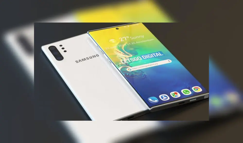 Samsung Galaxy Note 10 Lite tendrá un procesador Exynos 9810 y 6GB de memoria RAM