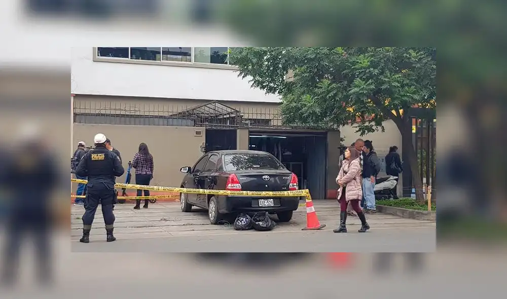 En el lugar se encuentra la Policía.