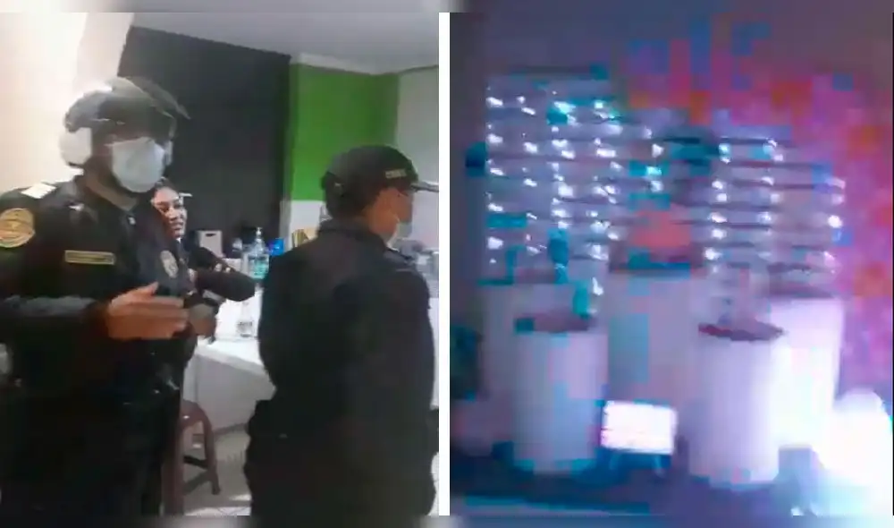 Policía interviene a familia en quinceañero en Picsi. Policía interviene a familia en quinceañero en Picsi.