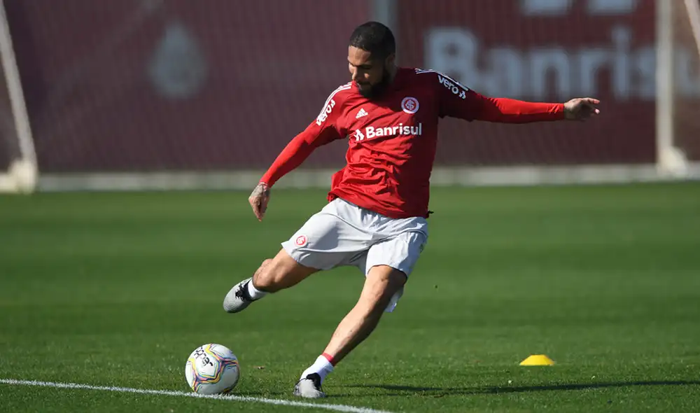 Paolo Guerrero juega en el Inter de Porto Alegre desde el 2018. Foto: Inter. Paolo Guerrero juega en el Inter de Porto Alegre desde el 2018. Foto: Inter.