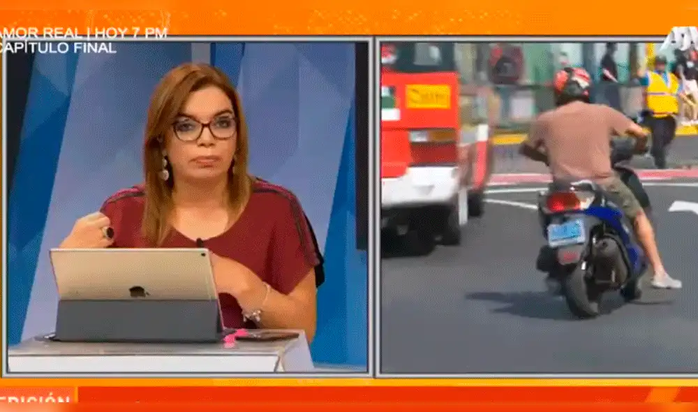 Milagros Leiva se disculpa con motociclista al que llamó "querido" [VIDEO]