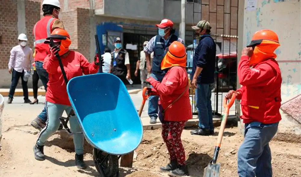 Con el programa Trabaja Perú se beneficiará a hombres y mujeres en condición de vulnerabilidad. Foto: Cortesía.