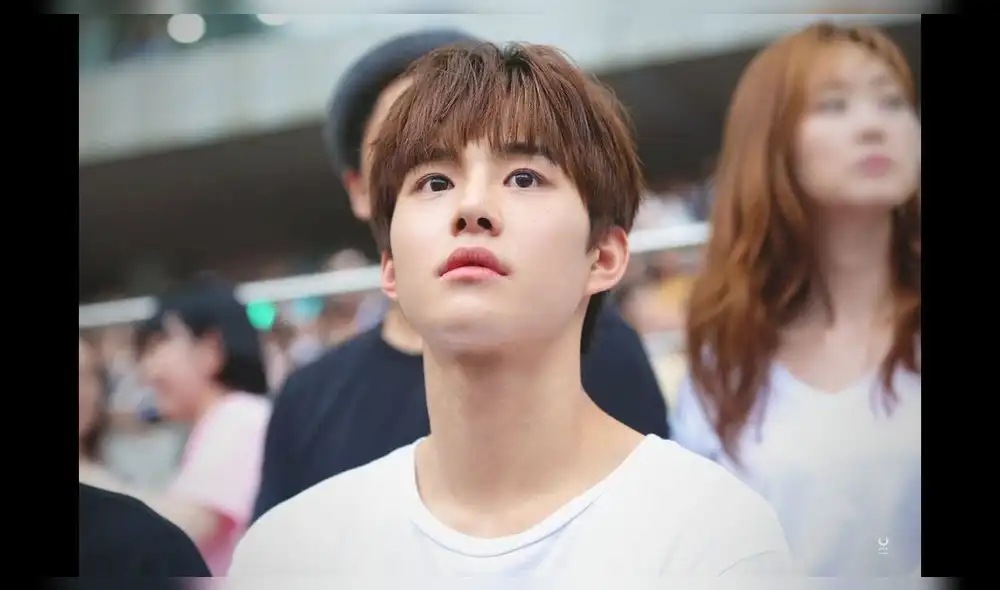 Jungwoo de NCT en su época de trainee.