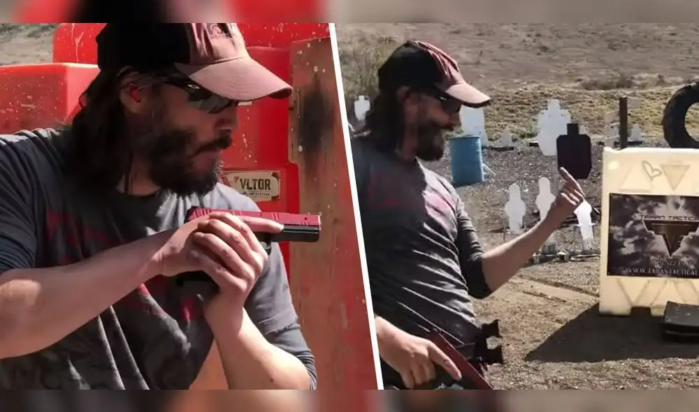 John Wick Parabellum: Keanu Reeves se entrena con todo tipo de armas [VIDEO]