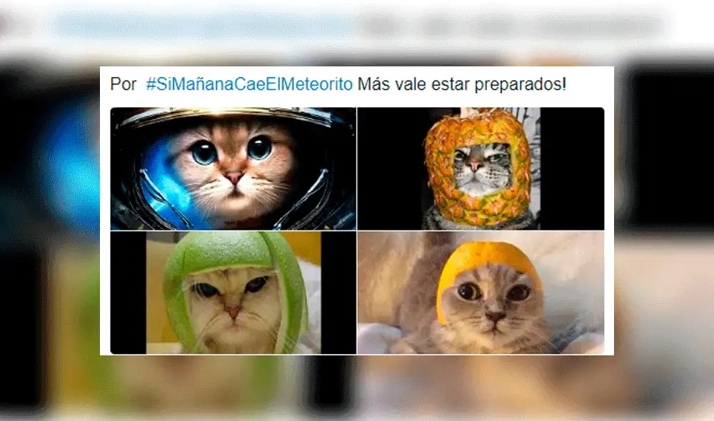 Memes por el paso cercano del meteorito F30. Foto:Twitter Memes por el paso cercano del meteorito F30. Foto:Twitter