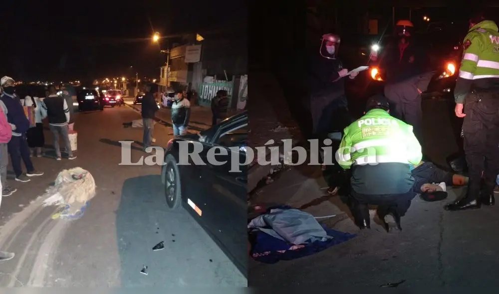 Arequipa. Joven murió arrollado por vehículo que se dio a la fuga en Cono Norte.