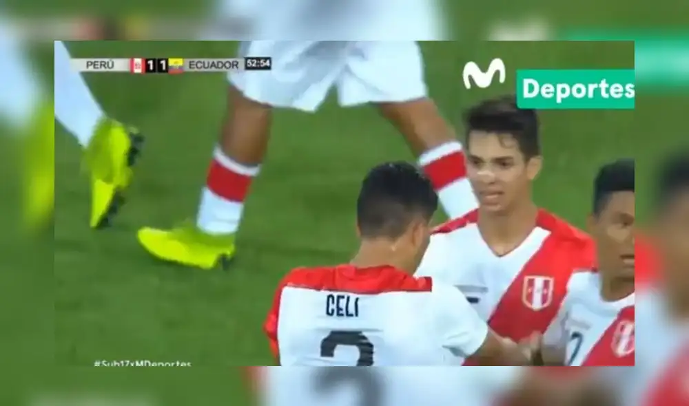 Perú vs Ecuador Sub 17: descomunal remate de Celi decretó el 1-1 'bicolor' [VIDEO]