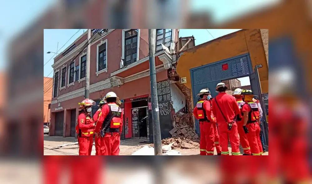 Rescatistas y bomberos ya se encuentran en la zona. Créditos: URPI-GLR. Rescatistas y bomberos ya se encuentran en la zona. Créditos: URPI-GLR.