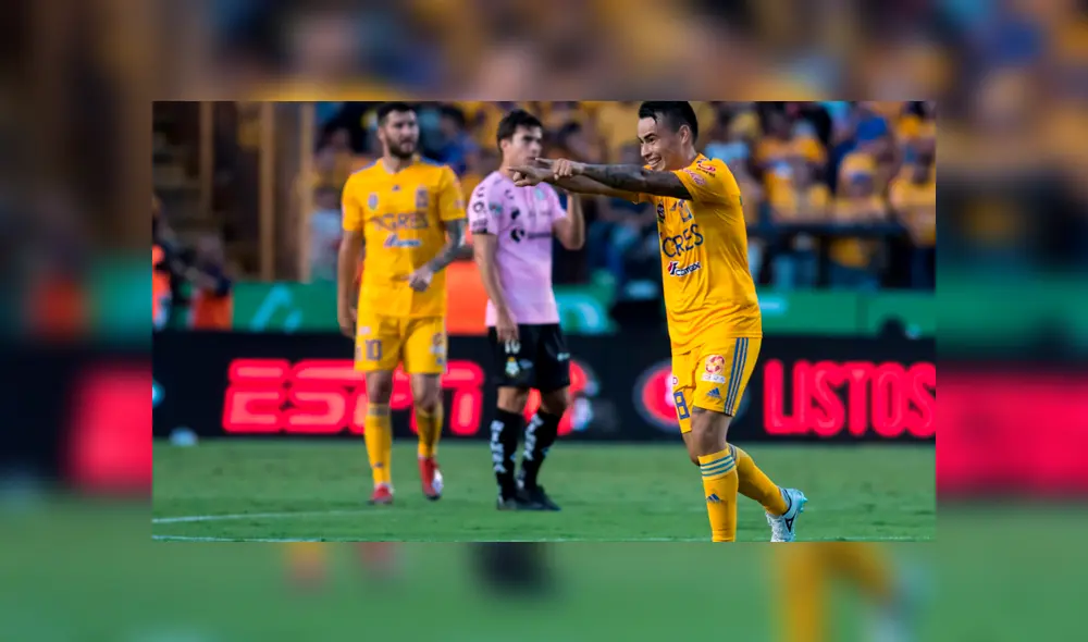 Lucas Zelarayán inició el camino del triunfo para Tigres. Créditos: EFE Lucas Zelarayán inició el camino del triunfo para Tigres. Créditos: EFE