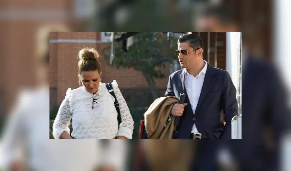 Marta López su expareja Alfonso Merlos. Foto: Internet.