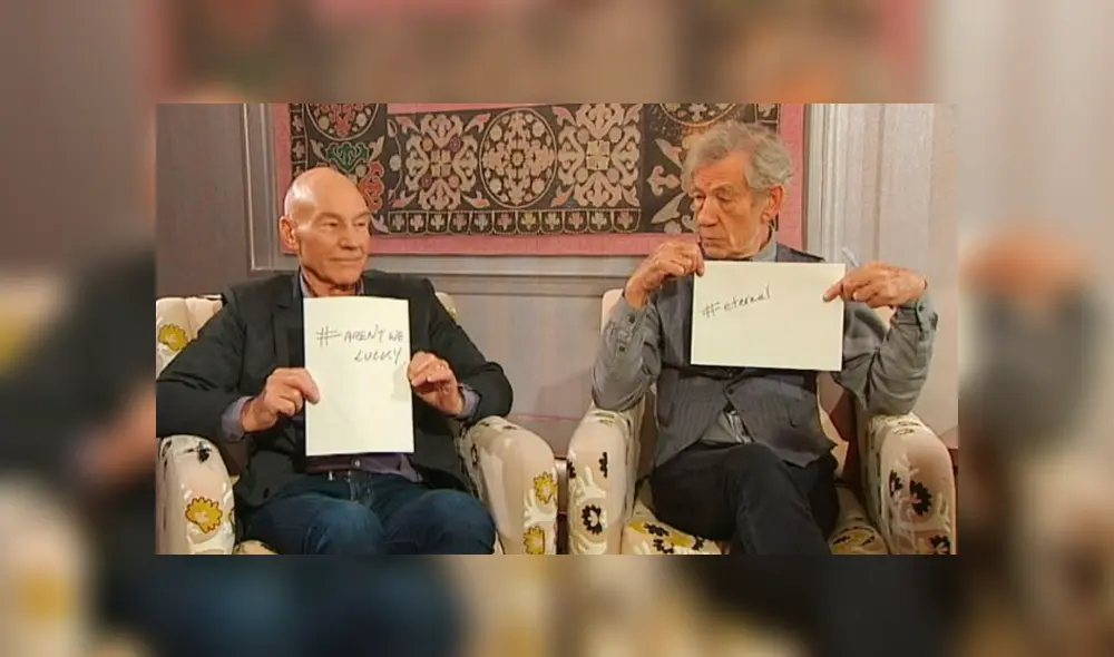 La amistad entre Ian McKellen y Patrick Stewart inició en los 70's. (Foto: Notinerd)
