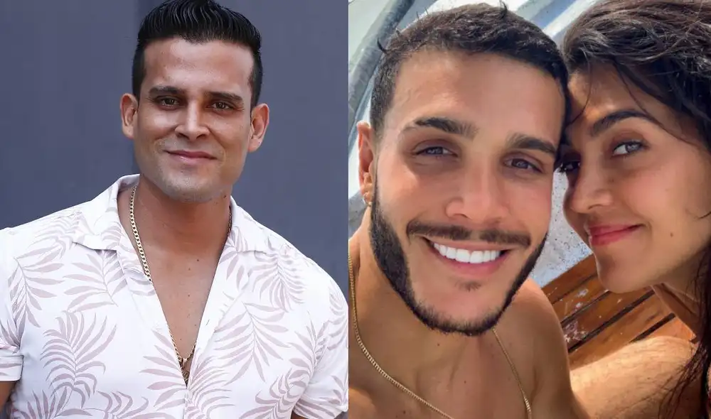 Christian Domínguez felicita a Mario Irivarren y Vania Bludau por su relación. Foto: composición La República / Instagram
