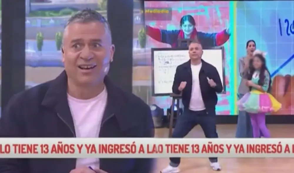 Mathías Brivio conduce el programa "Arriba mi gente".  foto; composición LR / Latina