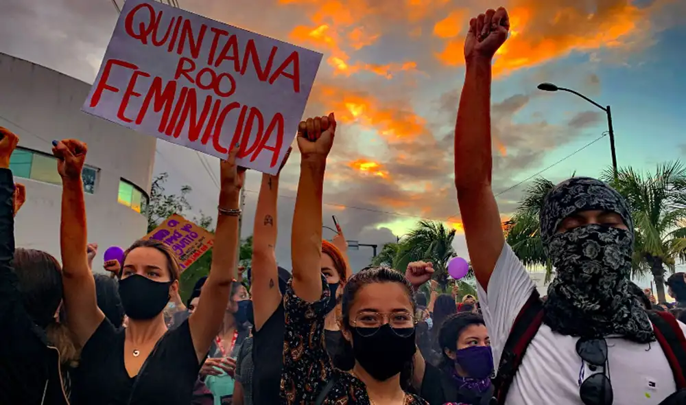 protestas en Cancún