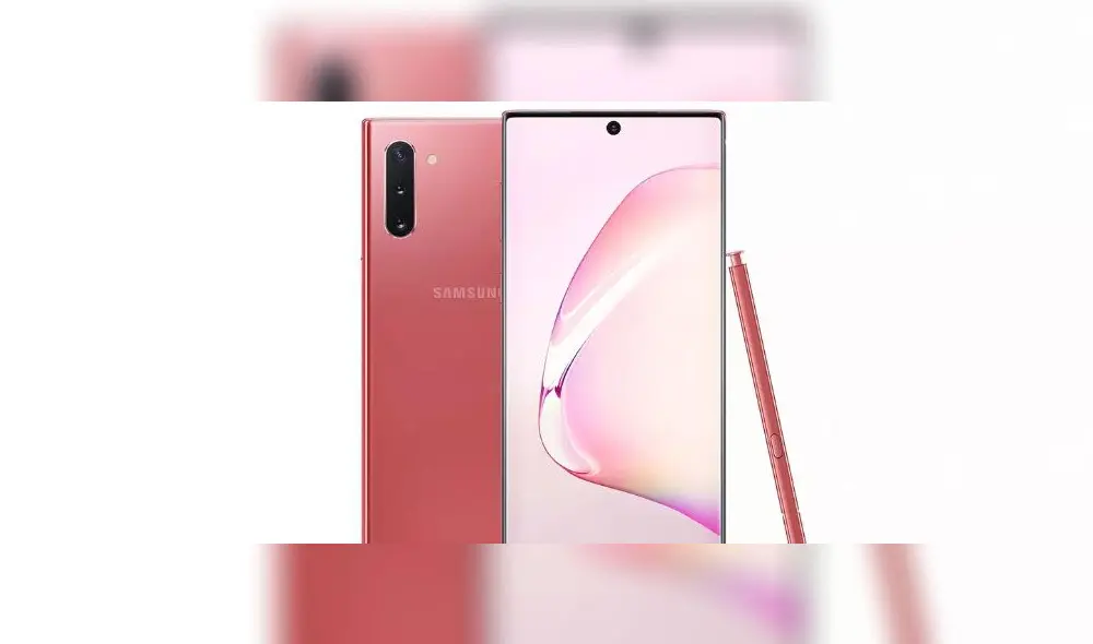 Samsung Galaxy Note 10 tiene una batería de 3500 mAh.