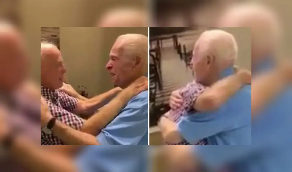 Morris Sana y Simon Mairowitz se reencontraron luego de 75 años. Ambos creían que el otro murió a mano de los nazis. Foto: Difusión Morris Sana y Simon Mairowitz se reencontraron luego de 75 años. Ambos creían que el otro murió a mano de los nazis. Foto: Difusión