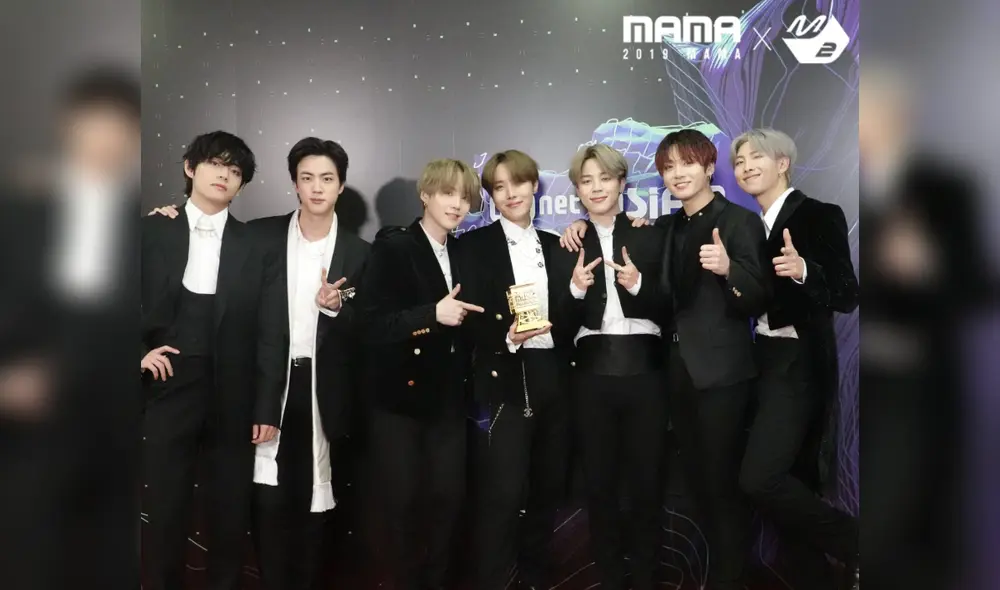 BTS MAMA 2019.