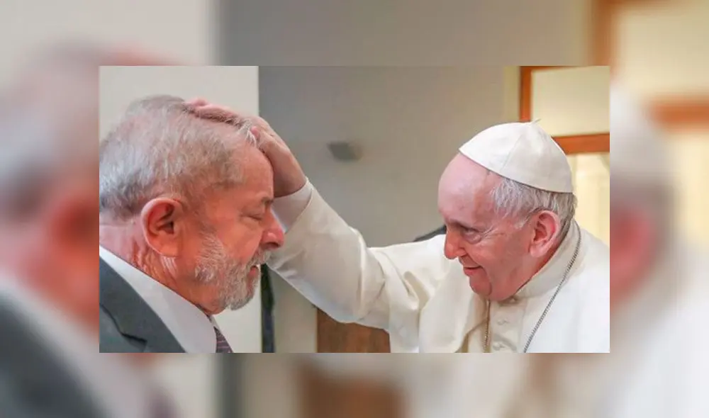 Expresidente de Brasil junto al Papa Francisco. Foto: AFP. Expresidente de Brasil junto al Papa Francisco. Foto: AFP.
