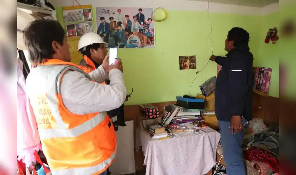 Graves daños registran viviendas e instituciones educativas. Foto: Municipalidad Distrital de Nuñoa