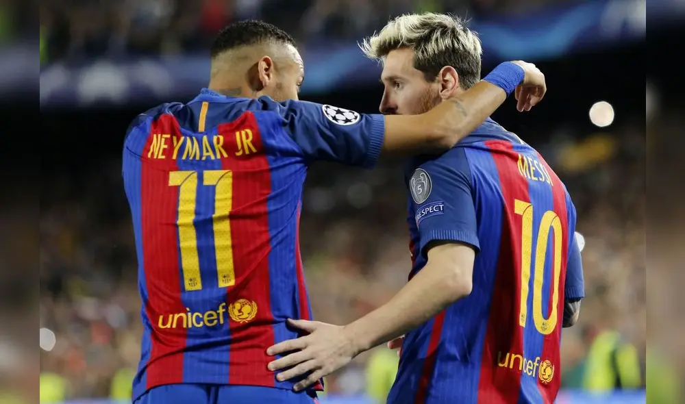 Neymar y Lionel Messi podrían juntarse en el ataque del PSG. Foto: AFP Neymar y Lionel Messi podrían juntarse en el ataque del PSG. Foto: AFP