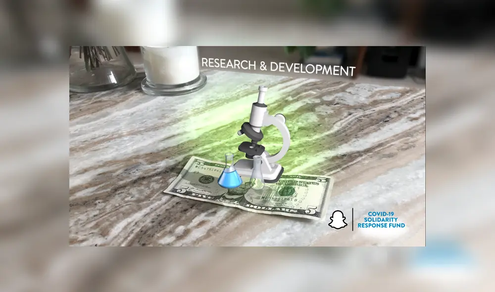 El filtro también incluirá un enlace directo a la página de donación de la OMS. El filtro también incluirá un enlace directo a la página de donación de la OMS.