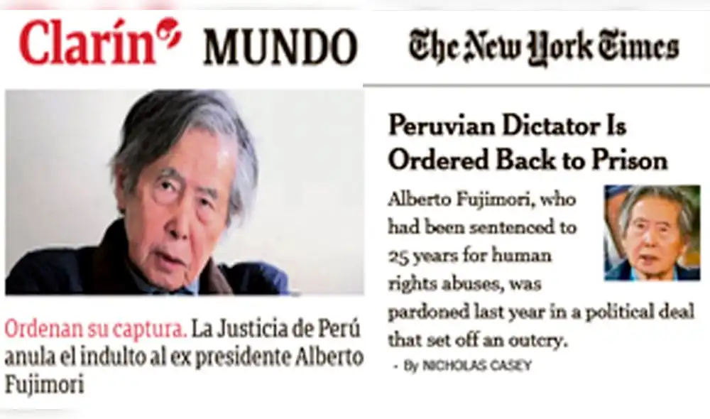 Medida judicial contra el indulto fue noticia replicada a nivel mundial