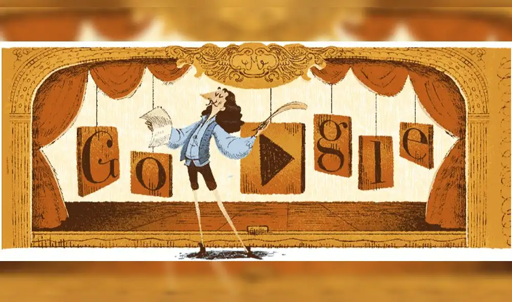 Molière: el mejor autor de comedia dramática fue homenajeado por Google con un Doodle [FOTOS]